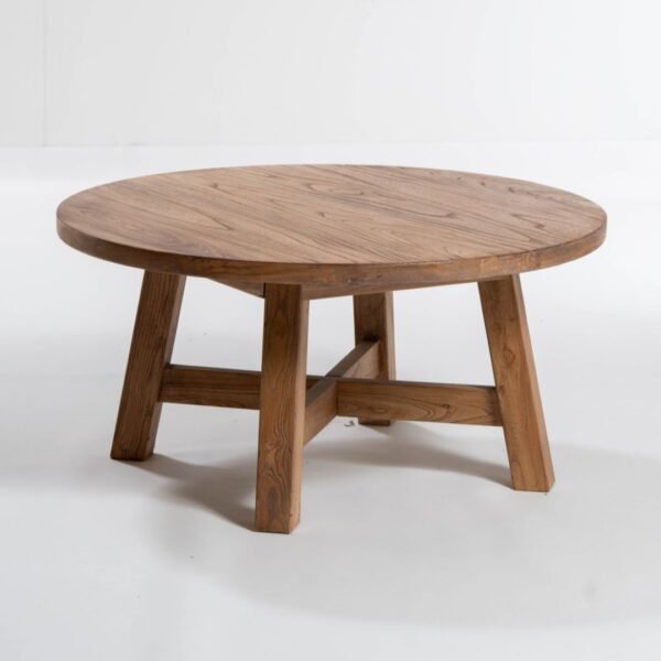 ⁦שולחן עץ אורבן עגול⁩ – תמונה ⁦3⁩