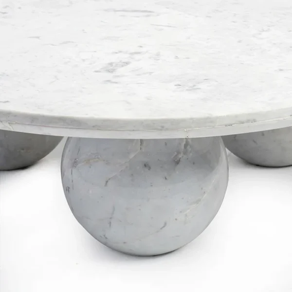 ⁦שולחן אלפנט ווייט מרבל⁩ – תמונה ⁦3⁩