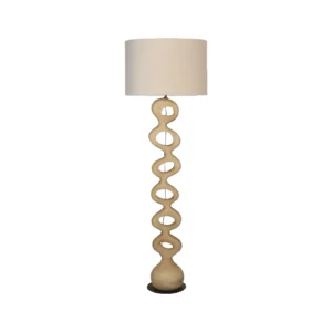 מנורת רצפה וודי רינגס נטורל