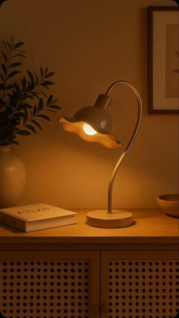 ⁦מנורת שולחן מתכת פלורס⁩ – תמונה ⁦2⁩