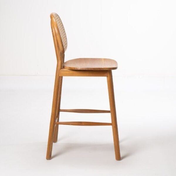 ⁦כסא בר עץ סונורה⁩ – תמונה ⁦3⁩