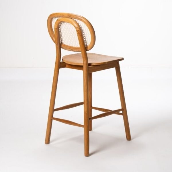 ⁦כסא בר עץ סונורה⁩ – תמונה ⁦2⁩