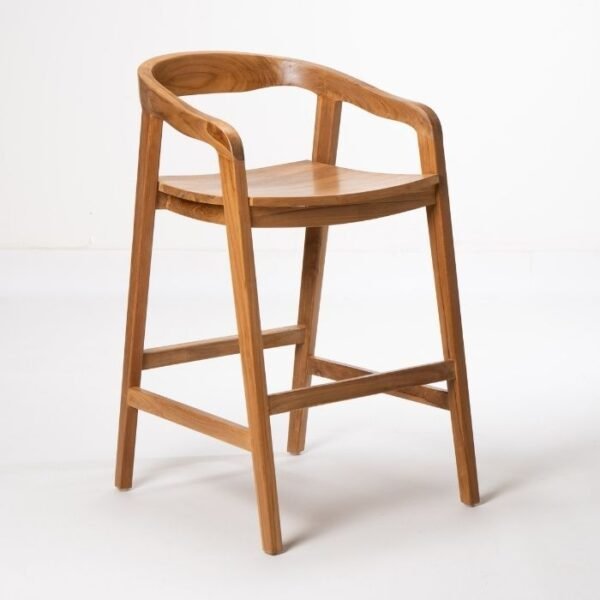 64-2 כסא בר עץ ברי – תמונה 1