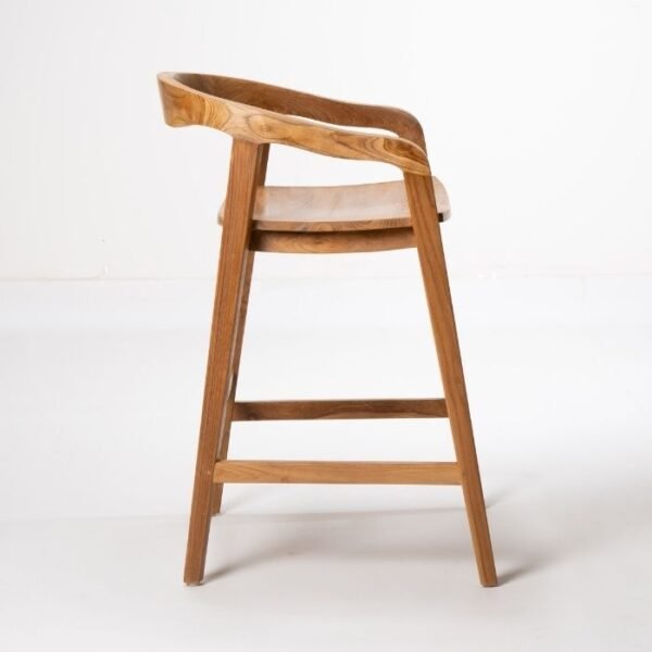 ⁦כסא בר עץ ברי⁩ – תמונה ⁦3⁩
