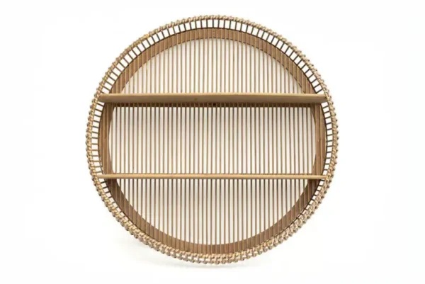 ⁦מדף ראטן דקורטיבי⁩ – תמונה ⁦2⁩