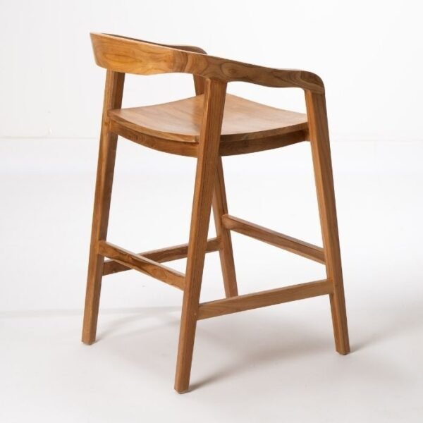 ⁦כסא בר עץ ברי⁩ – תמונה ⁦2⁩