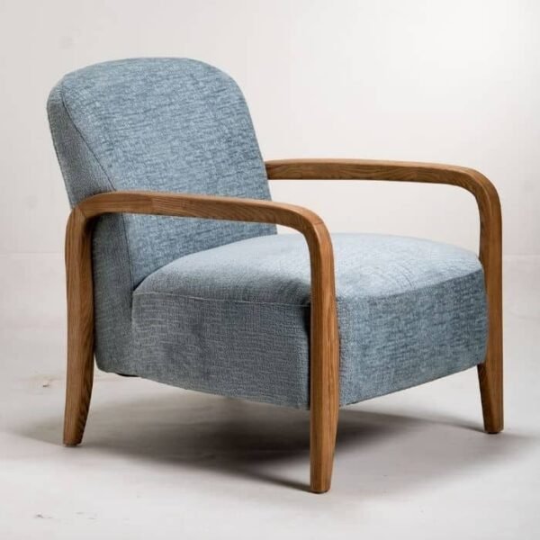 ⁦כורסא שרלוט תכלת⁩ – תמונה ⁦1⁩