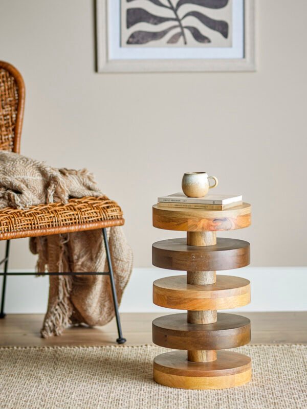 ⁦שולחן צד עץ פרנקו⁩ – תמונה ⁦2⁩