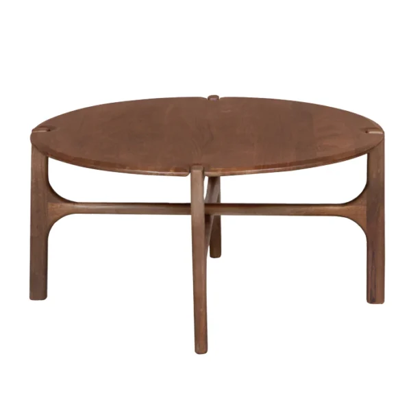 ⁦שולחן סלון עץ אליוט בראון⁩ – תמונה ⁦1⁩