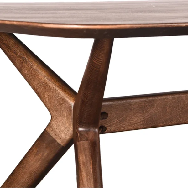 ⁦שולחן אוכל לונה בראון⁩ – תמונה ⁦2⁩