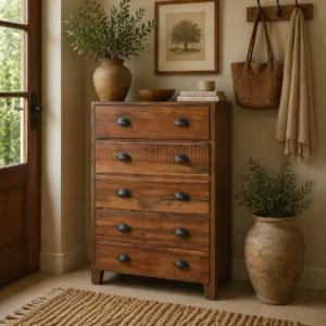 קומודה עץ וודי