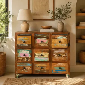 קומודה עץ גושן טימבר