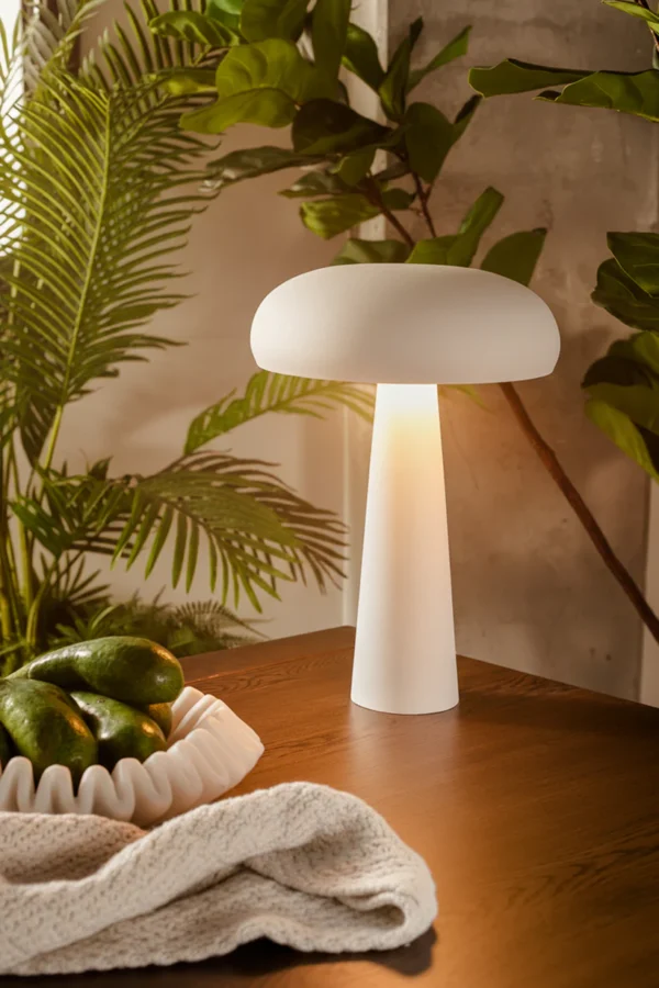 ⁦מנורת שולחן מאשרום אייבורי⁩ – תמונה ⁦2⁩