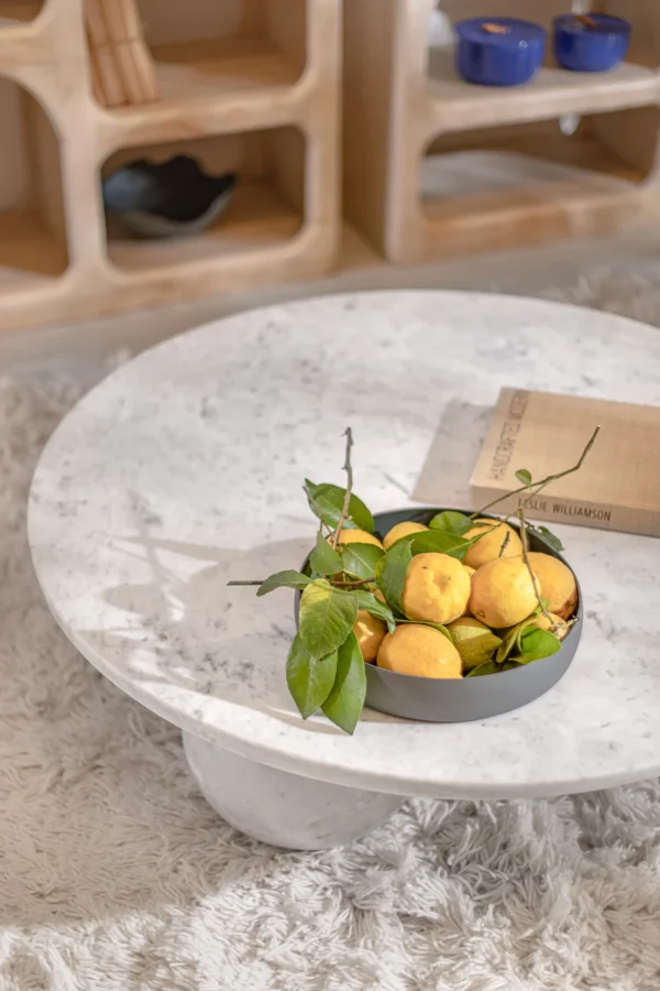 ⁦שולחן אלפנט ווייט מרבל⁩ – תמונה ⁦2⁩