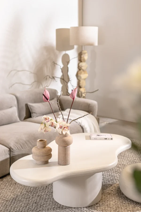 ⁦שולחן סלון קלאוד אייבורי⁩ – תמונה ⁦3⁩