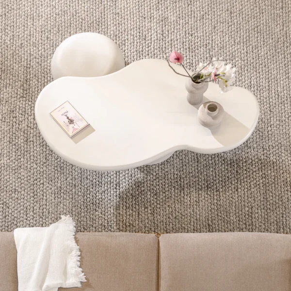 ⁦שולחן סלון קלאוד אייבורי⁩ – תמונה ⁦2⁩