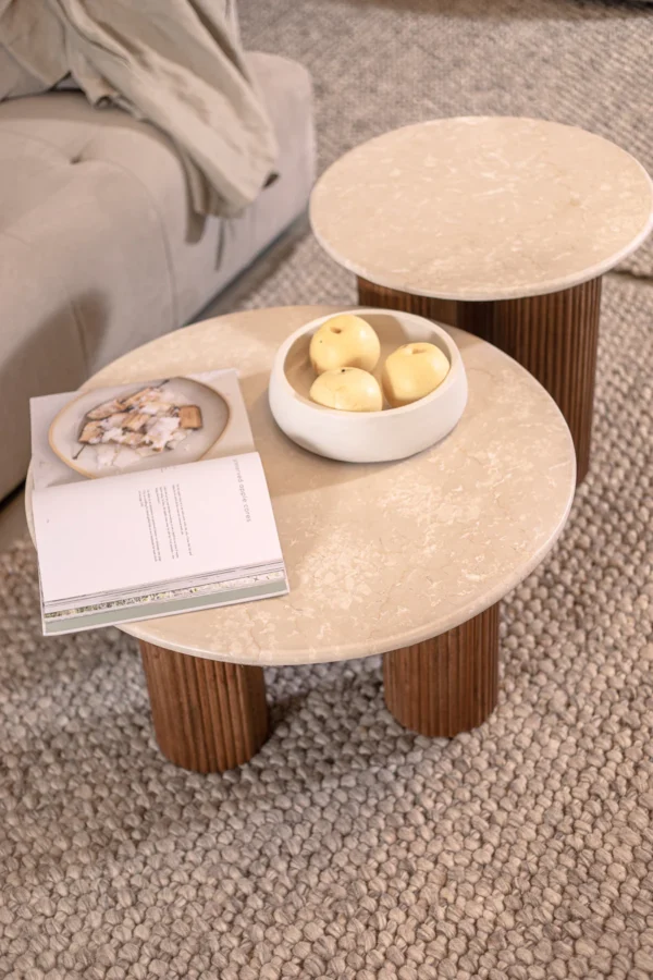 ⁦שולחן סלון וודי מרבל⁩ – תמונה ⁦3⁩