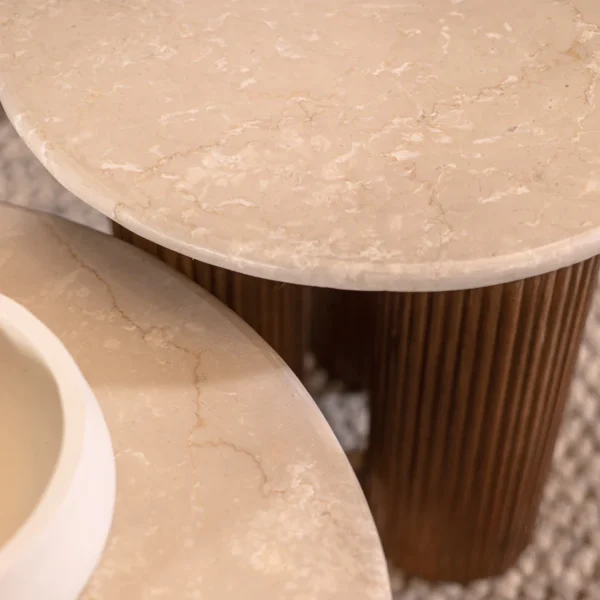 ⁦שולחן סלון וודי מרבל⁩ – תמונה ⁦4⁩