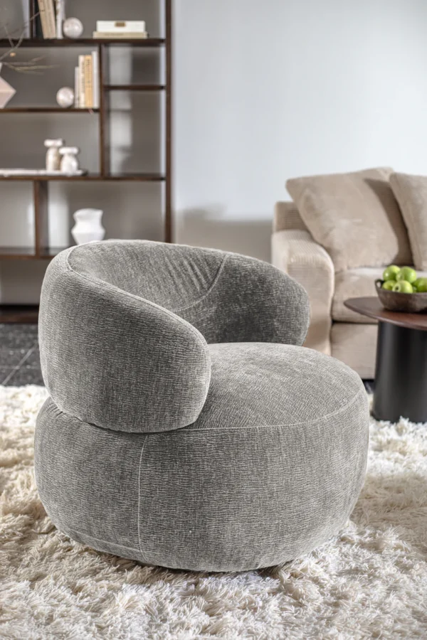 ⁦כורסא קרוסבי גריי⁩ – תמונה ⁦2⁩