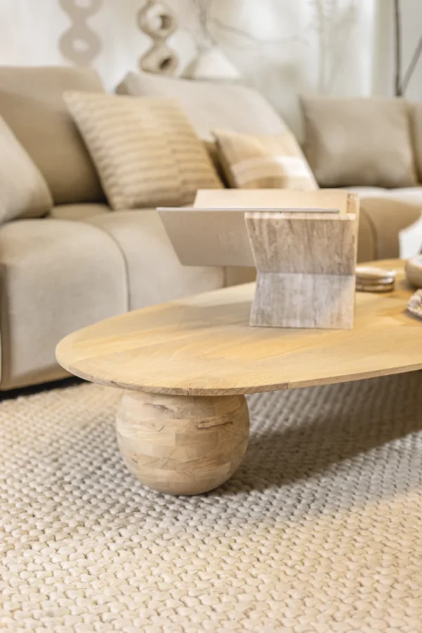 ⁦שולחן סלון קאנו נטורל⁩ – תמונה ⁦4⁩