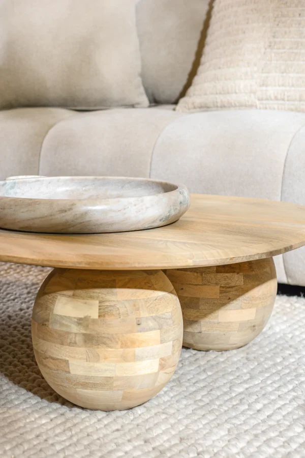 ⁦שולחן סלון קאנו נטורל⁩ – תמונה ⁦2⁩