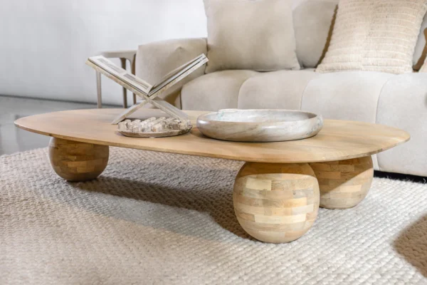 ⁦שולחן סלון קאנו נטורל⁩ – תמונה ⁦3⁩