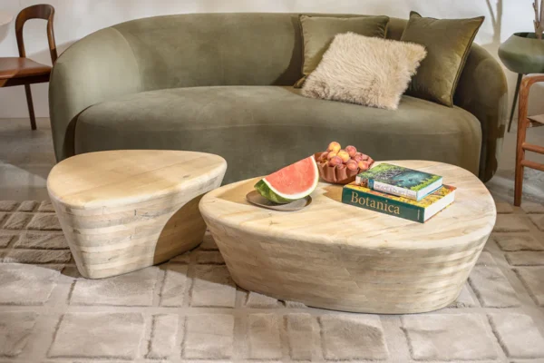 ⁦שולחן סלון אורגניק נטורל⁩ – תמונה ⁦3⁩