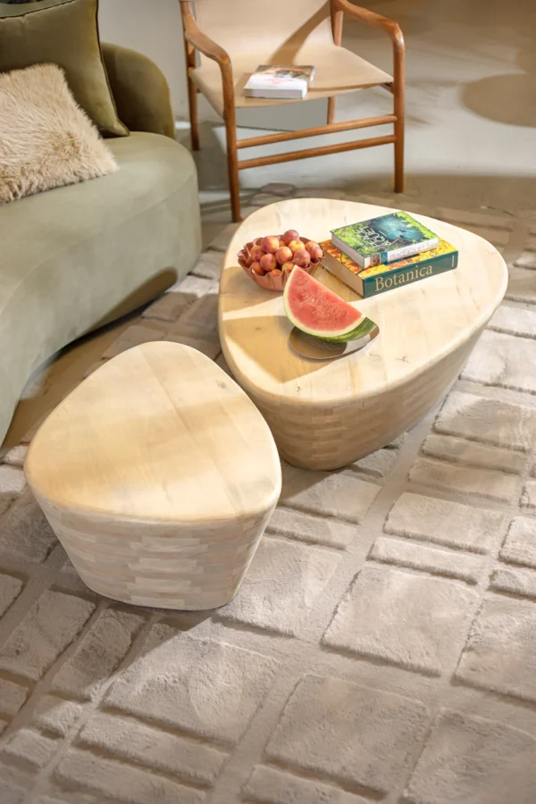 ⁦שולחן סלון אורגניק נטורל⁩ – תמונה ⁦4⁩