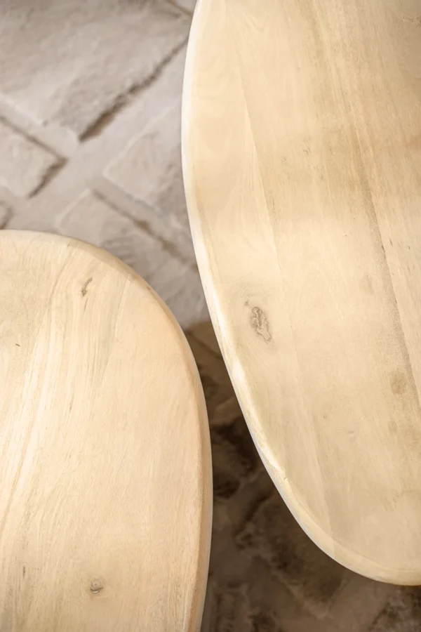 ⁦שולחן סלון אורגניק נטורל⁩ – תמונה ⁦2⁩