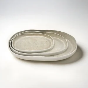 סט קערות אובל גריס סנד