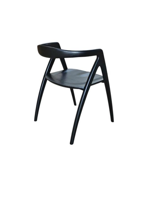 ⁦כסא אוכל לוני שחור⁩ – תמונה ⁦2⁩