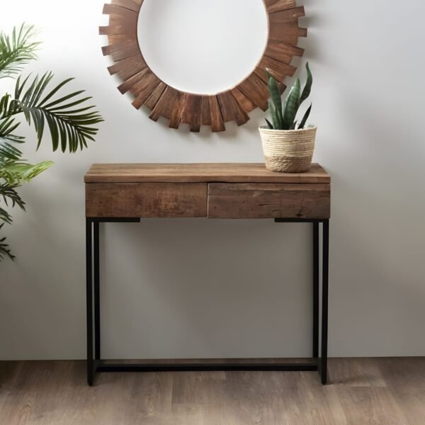 ⁦קונסולה עץ אינדיגו⁩ – תמונה ⁦1⁩