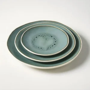 סט קערות שטוח גריס גרין