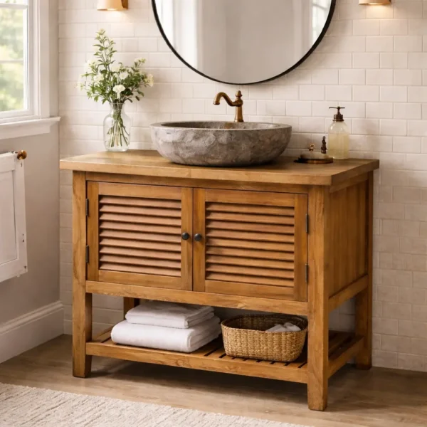 אורבניק אוירה שידה עץ אורבניק 80 ס"מ – תמונה 1