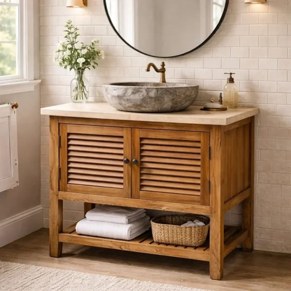 ⁦שידה עץ אורבניק 80 ס"מ⁩ – תמונה ⁦3⁩