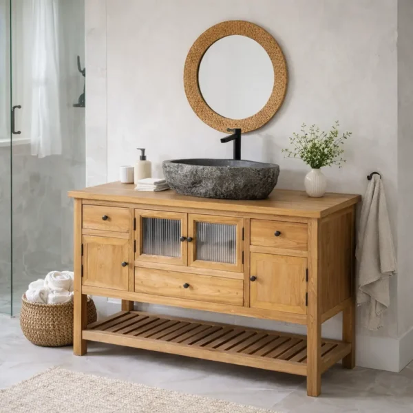 אליקי אמבטיה שידה עץ אליקי – תמונה 1