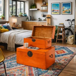 ארגז עץ קווין אורנג'