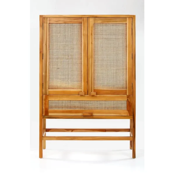 ארון עץ אינדו ארון ראטן אינדו – תמונה 1