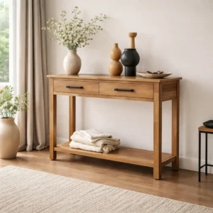 קונסולה עץ בוסטון 90