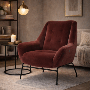 כורסא ספייס בורגנדי