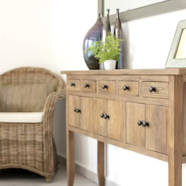 ⁦קונסולה עץ לורה לונג⁩ – תמונה ⁦2⁩