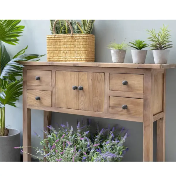 ⁦קונסולה עץ לורה⁩ – תמונה ⁦2⁩