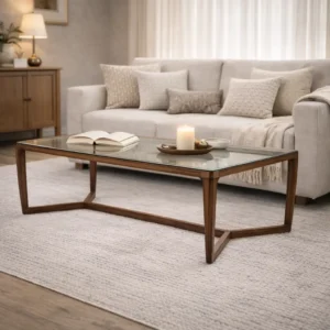 שולחן סלון הוואנה אגוז Glass