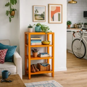 כוננית עץ לורה אורנג'