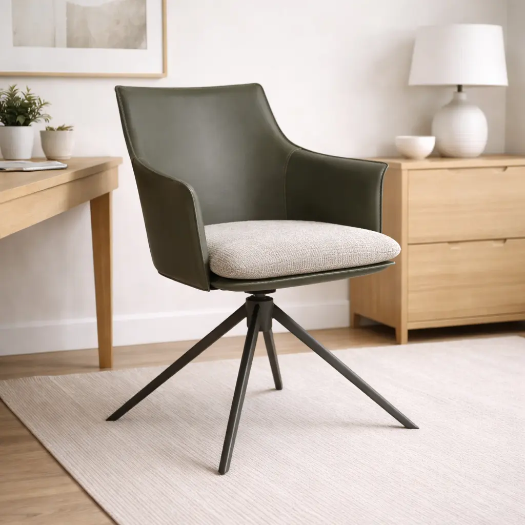 כיסא מניפיק ירוק משרד סוויבל בעיצוב מודרני כסא משרד מניפיק גרין – תמונה 1