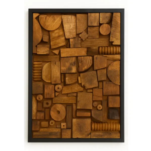 לוק תמונה תבליט עץ אתניקה – תמונה 1