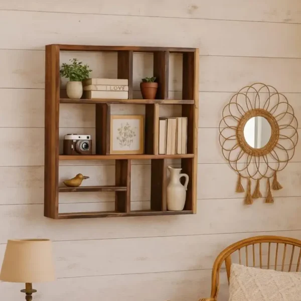 ⁦מדף כוורת עץ אקו⁩ – תמונה ⁦1⁩