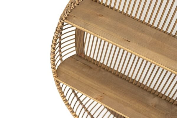 ⁦מדף ראטן דקורטיבי⁩ – תמונה ⁦3⁩