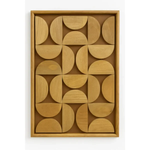 מון תמונה תבליט עץ סולי – תמונה 1