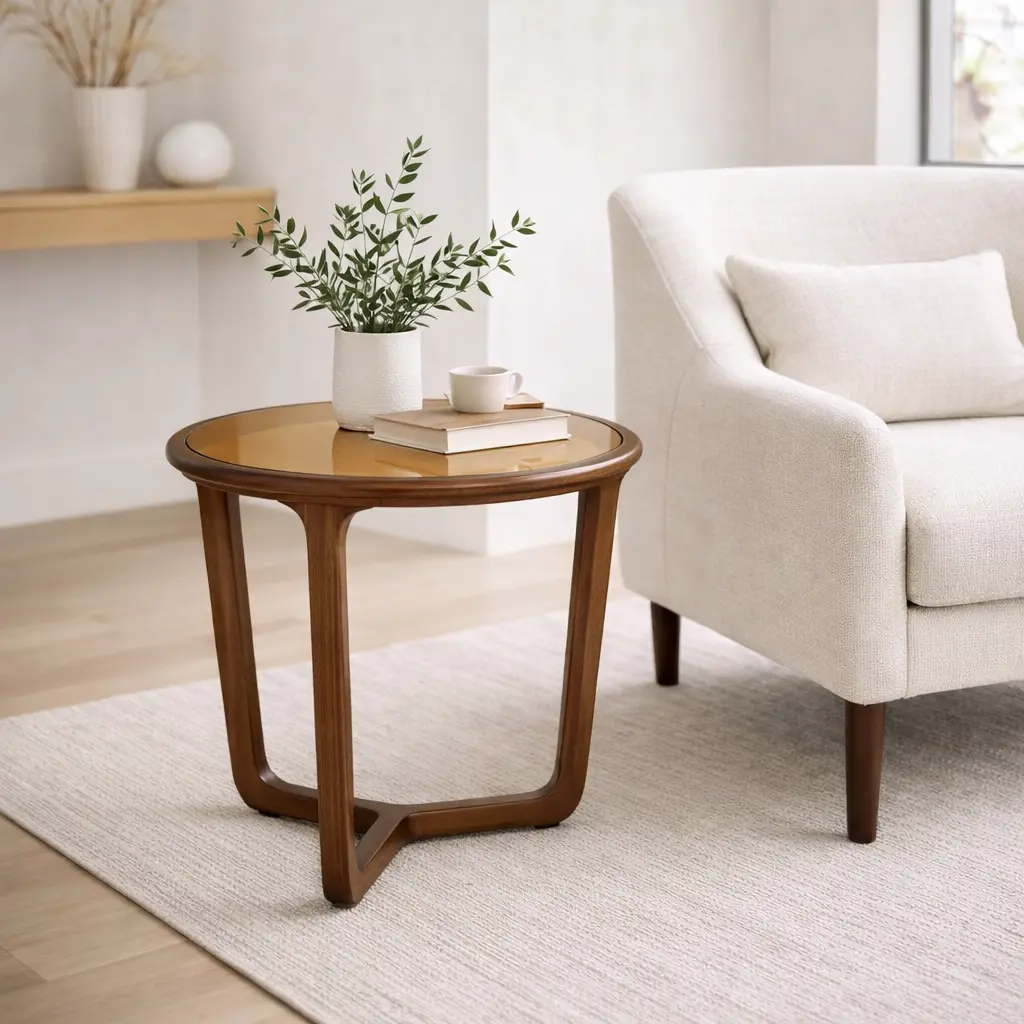 מורטן דבש שולחן צד מורטן דבש – תמונה 1